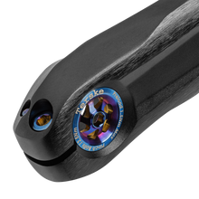 Load image into Gallery viewer, Burnt Blue Titanium Upgrade Kit for Shimano Hollowtech II Cranksets