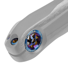 Load image into Gallery viewer, Burnt Blue Titanium Upgrade Kit for Shimano Hollowtech II Cranksets