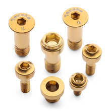 Load image into Gallery viewer, Gold Titanium Hardware Kit for SRAM Transmission Derailleurs