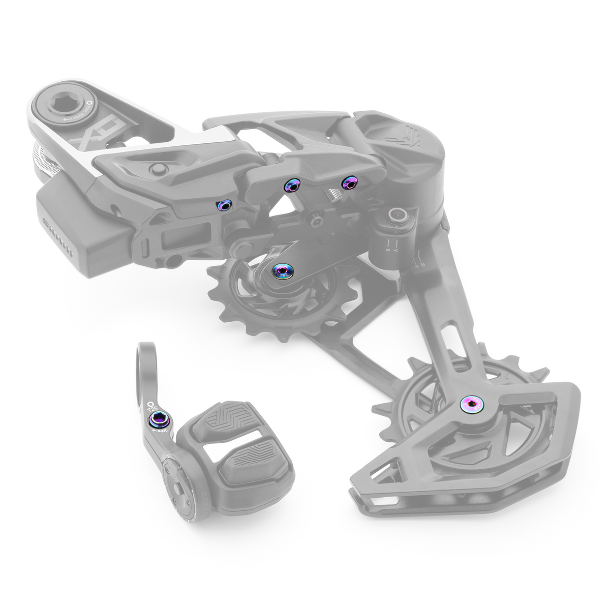 Oil Slick Titanium SRAM T-Type Derailleur Hardware Kits | Terske