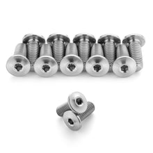Load image into Gallery viewer, Ultra-Low Profile Natural Titanium Bottle Cage Bolts