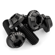 Load image into Gallery viewer, Low Profile Black Titanium Bottle Cage Bolts