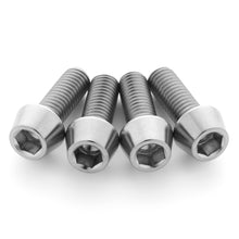 Load image into Gallery viewer, Natural Titanium Water Bottle Cage Bolts