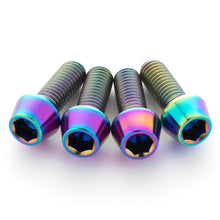 Load image into Gallery viewer, Oil Slick Titanium Water Bottle Cage Bolts