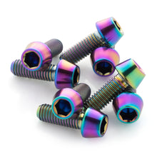Load image into Gallery viewer, Oil Slick Titanium Water Bottle Cage Bolts