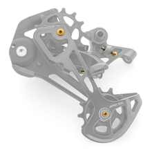 Load image into Gallery viewer, Gold Titanium Hardware Kit for Shimano Derailleurs