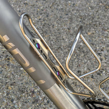 Load image into Gallery viewer, Oil Slick Ultra-Low Profile Titanium Bottle Cage Bolts