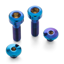 Load image into Gallery viewer, Burnt Blue Shimano Brake Lever Hardware Kit
