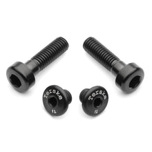 Load image into Gallery viewer, Stealth Black Titanium Shimano Brake Lever Hardware Kit

