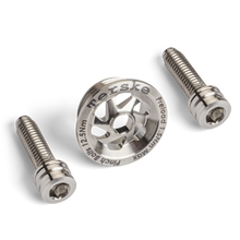 Load image into Gallery viewer, Natural Titanium Upgrade Kit for Shimano Hollowtech II Cranksets
