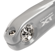 Load image into Gallery viewer, Natural Titanium Upgrade Kit for Shimano Hollowtech II Cranksets
