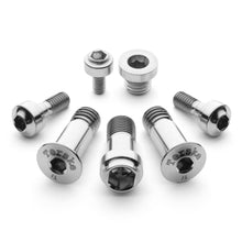 Load image into Gallery viewer, Natural Titanium Hardware Kit for SRAM Transmission Derailleurs
