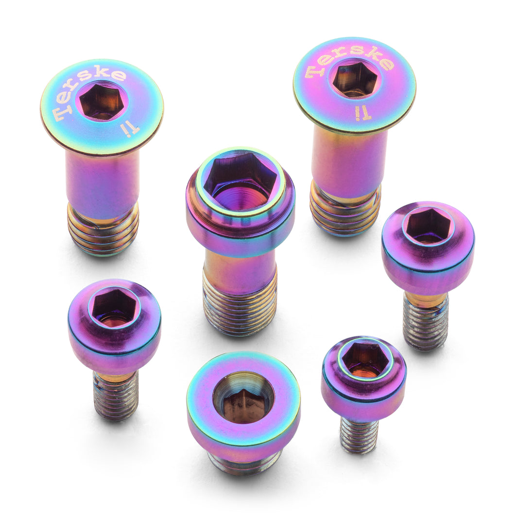 Oil Slick Titanium Hardware Kit for SRAM Transmission Derailleurs