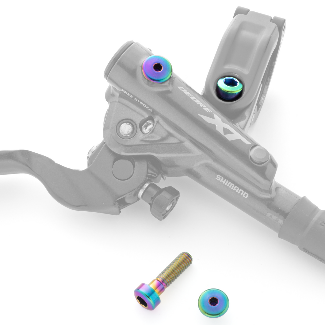 Oil Slick Shimano Brake Lever Hardware Kit
