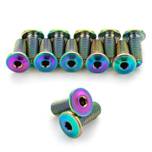 Load image into Gallery viewer, Oil Slick Ultra-Low Profile Titanium Bottle Cage Bolts
